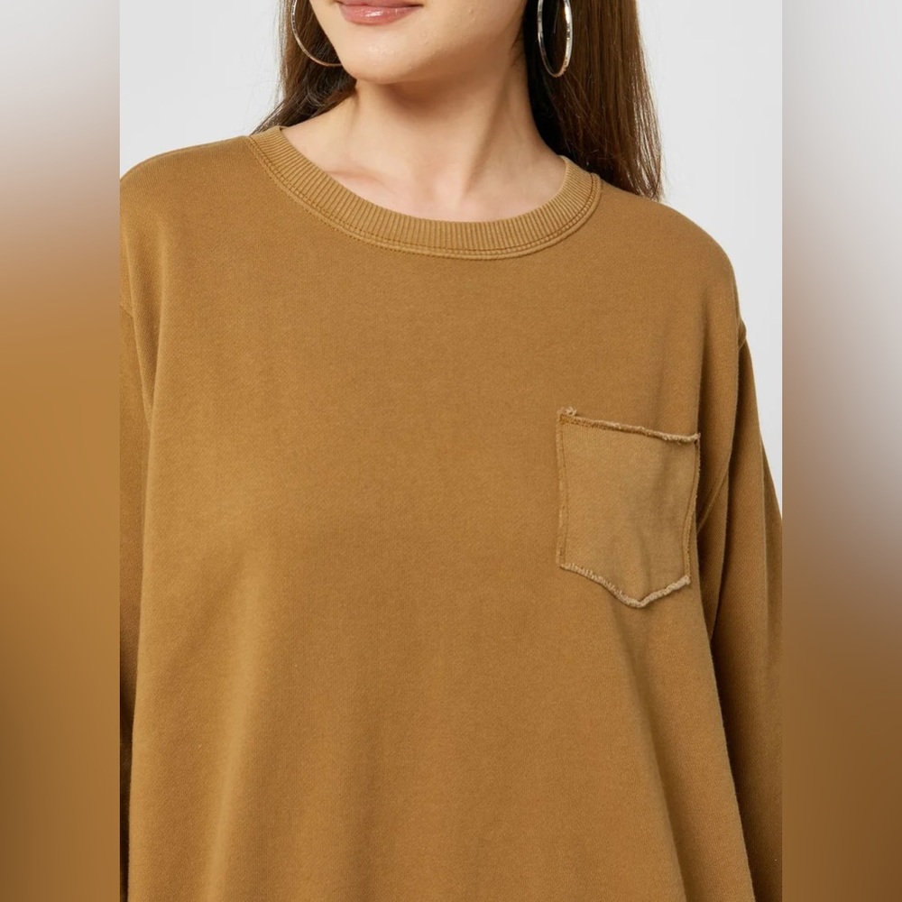 Aerie Relaxed Crewneck Long-Sleeve size L